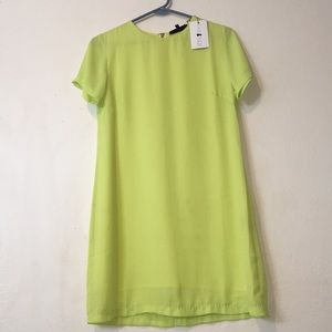 Unworn Neon green dress